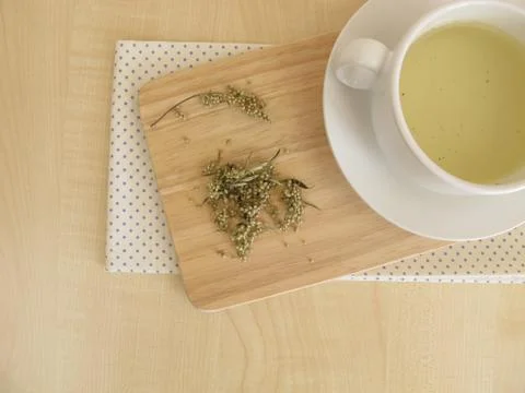 Mugwort tea Stock Photos