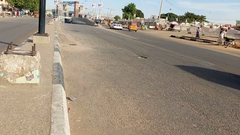 Muhammadu Buhari Underpass Eastern Bypass Kano Nigeria 動画素材 321872703