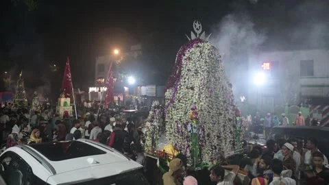 Muharram procession Stock Footage 247075046
