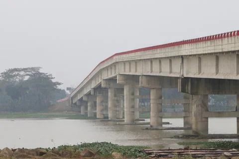 Muhuri Bridge Stock Photos