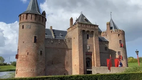 Muiderslot Castle, The Netherlands Stock Footage 249762165