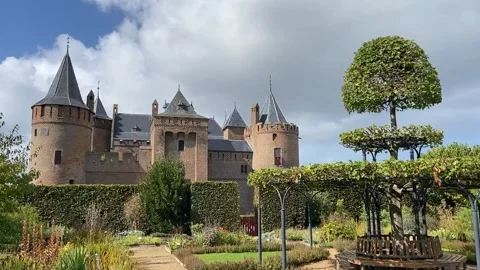 Muiderslot Castle, The Netherlands Stock Footage 249762166
