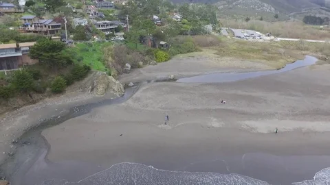Muir Beach - Zoomout Stock Footage 89799679