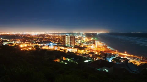 Muizenberg Loadshedding Time-lapse Stock Footage 284563415