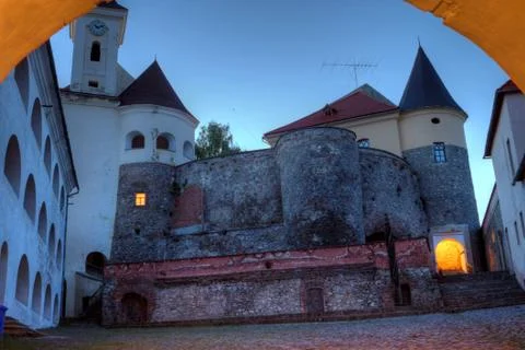 Mukachevo castle Stock Photos