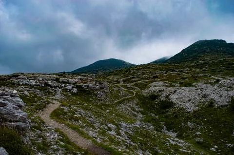 Mule path in the Ortigra number two Stock Photos