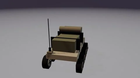 Mule ugv studio turntable seamless backdrop Stock Footage 342261827