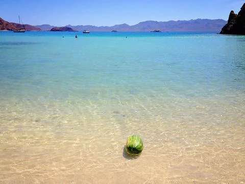 Mulege beach Foto stock
