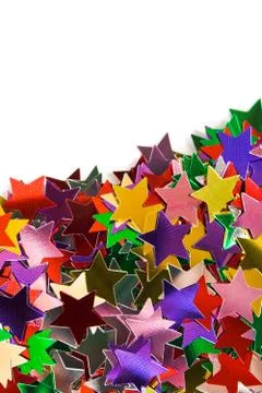 Mulicolored stars pattern Stock Photos