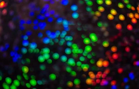Mulicoloured bokeh effect background Stock Photos