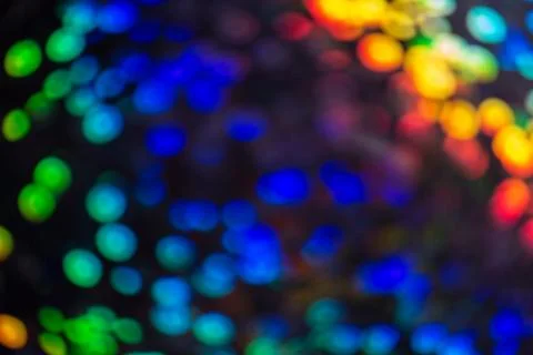 Mulicoloured bokeh effect background Stock Photos