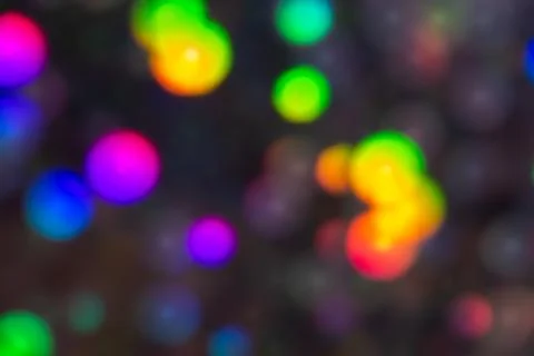 Mulicoloured bokeh effect background Stock Photos
