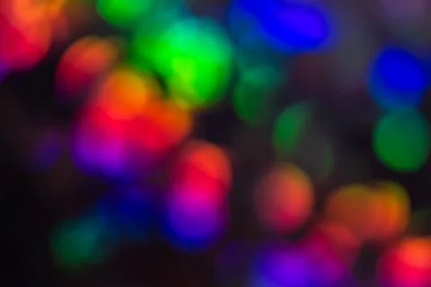 Mulicoloured bokeh effect background Stock Photos