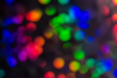 Mulicoloured bokeh effect background Stock Photos