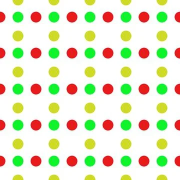 Mulit color  circle seamless pattern Stock Illustration