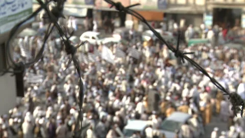 Mullah protest Video stock 202130546