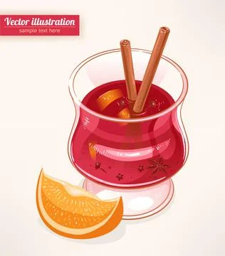 Mulled wine Stock-Illustration