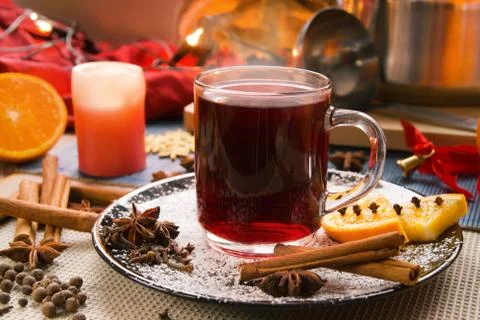 Mulled wine Foto stock