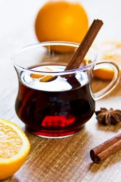 Mulled wine Foto stock