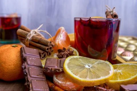 Mulled wine Foto stock