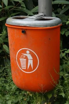 Mülleimer Foto stock