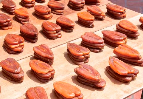 Mullet fish roe Stock Photos