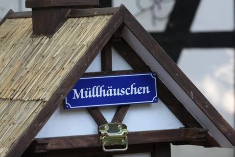 Müllhäuschen Stock Photos