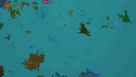 Mullticolored physcedelic abstract background 6 Stock-Footage 74139372