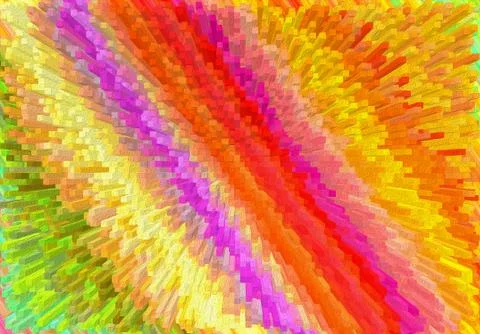 Mulricolored diagonal line pattern, extrude and volume effects 스톡 일러스트
