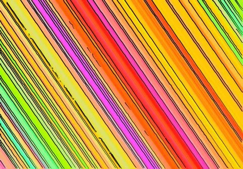 Mulricolored diagonal line pattern, sketch Stock Illustration