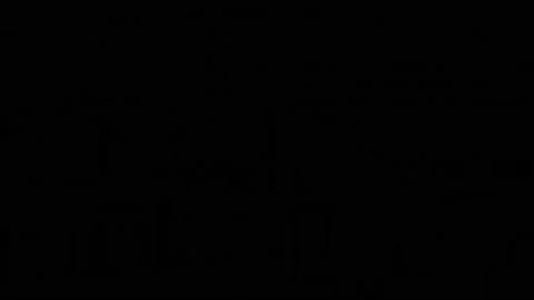 Multi abstract splash ink paint brush horizontal stroke black and white transiti Vidéo 237677071