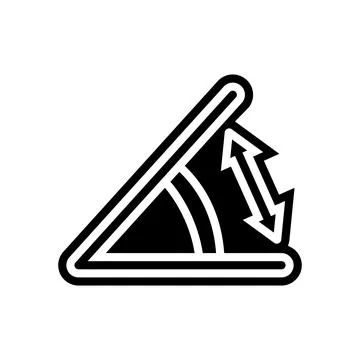 Multi angle adjustment glyph icon vector illustration 스톡 일러스트