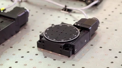 Multi-axis positioner in action Stock Footage 55457268