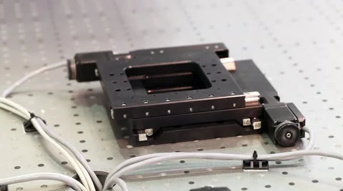 Multi-axis positioner Stock Footage 49239014