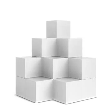 Multi box display Stock Illustration