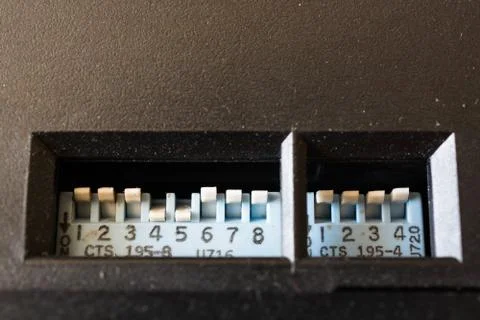 Multi Channel Selector Switch. Stock Photos