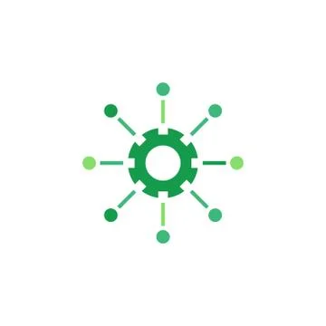 Multi channel vector icon design template Stock Illustration
