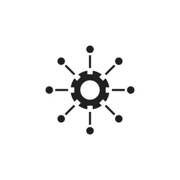 Multi channel vector icon design template Stock Illustration