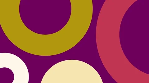 Multi Circle Background Stock Footage 247400858