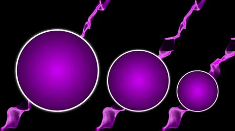 Multi Circle Violet Logos Stock Footage 25543552