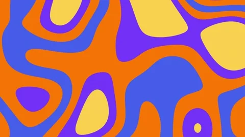 Multi Color 2D Animated Abstract Background Stock Footage 247401457