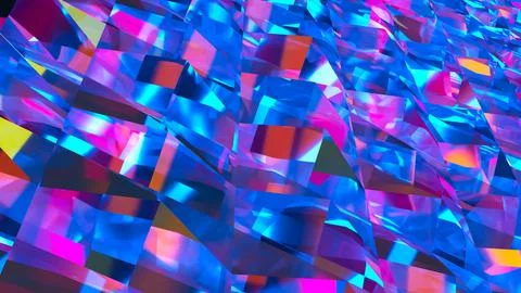 The Multi color for Abstract Background 3d Rendering. Stock Illustration