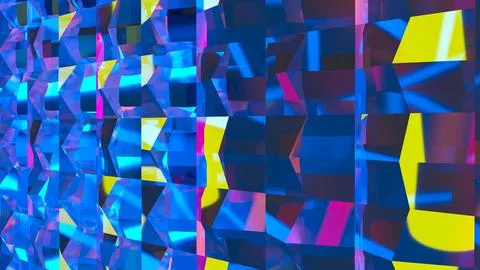 The Multi color for Abstract Background 3d Rendering. Stock Illustration