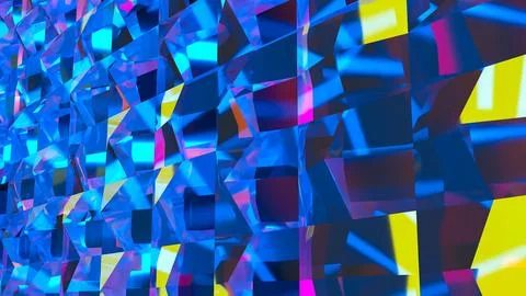 The Multi color for Abstract Background 3d Rendering. Stock Illustration