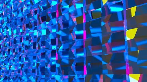 The Multi color for Abstract Background 3d Rendering. Stock Illustration
