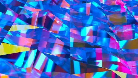 The Multi color for Abstract Background 3d Rendering. Stock Illustration