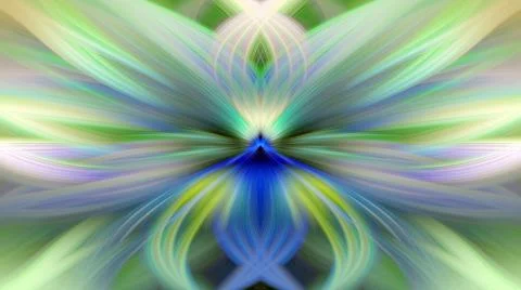 Multi Color Abstract Gradient Crossing Wavy Background. Digital Fractal Art Illustrazione stock