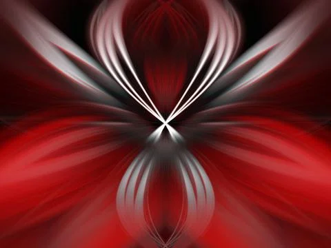 Multi Color Abstract Gradient Crossing Wavy Background. Digital Fractal Art Stock Illustration