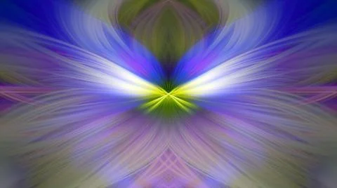 Multi Color Abstract Gradient Crossing Wavy Background. Digital Fractal Art Stock Illustration
