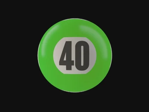 Multi color balls 40 to 49 drawing animation 動画素材 99180509
